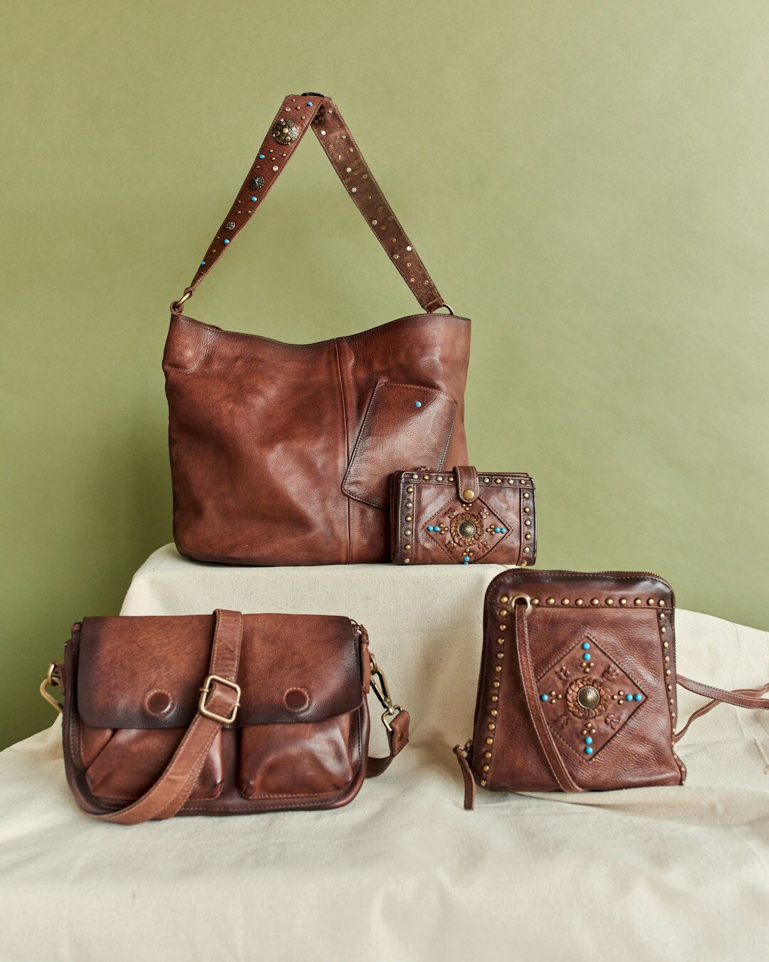handcrafted leather handbag