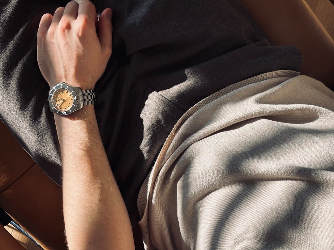 luxury watch on wrist